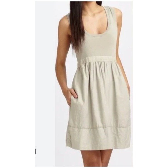 James Perse Dresses & Skirts - James Perse Sleeveless Pullover Cotton Dress, Gray, Size 2